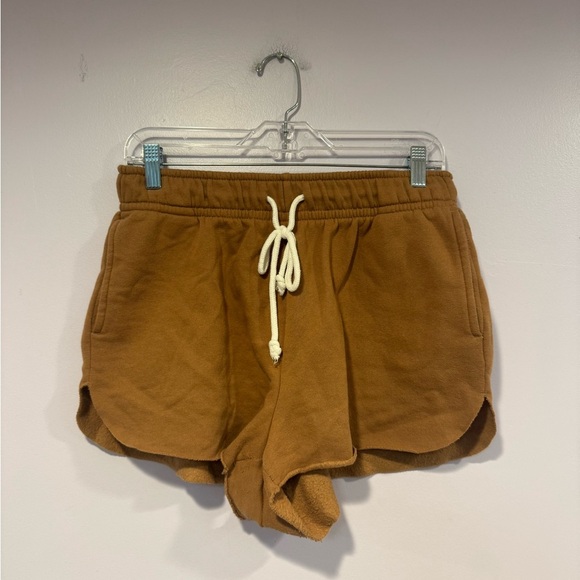 Camel brown wild fable dolphin sweat shorts - Picture 1 of 4